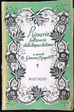 Rimario letterario della lingua italiana