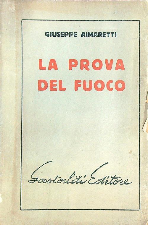 La prova del fuoco - copertina