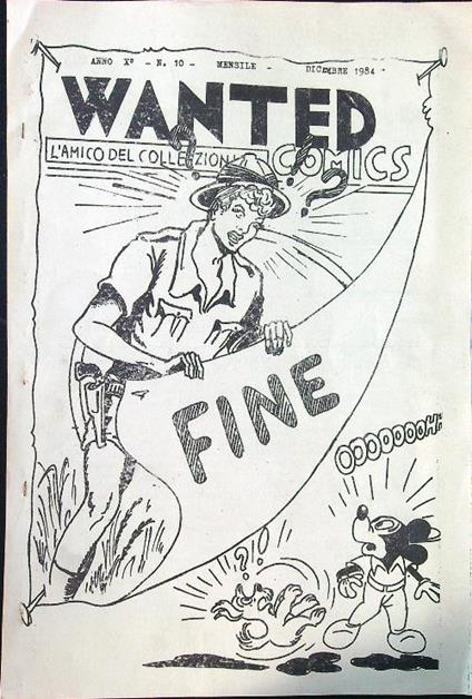 Wanted n. 10/dicembre 1984 - copertina