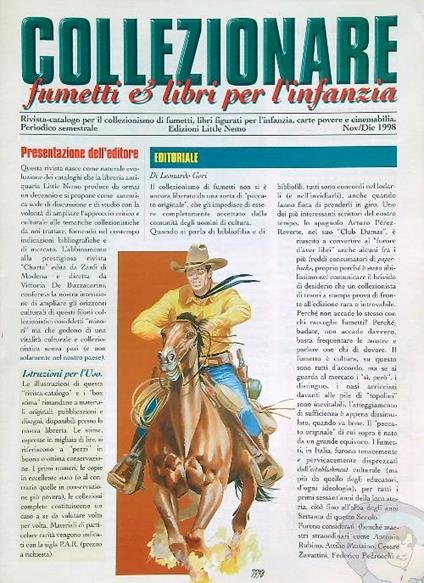 Collezionare fumetti e libri per l'infanzia/nov-dic 1998 - copertina