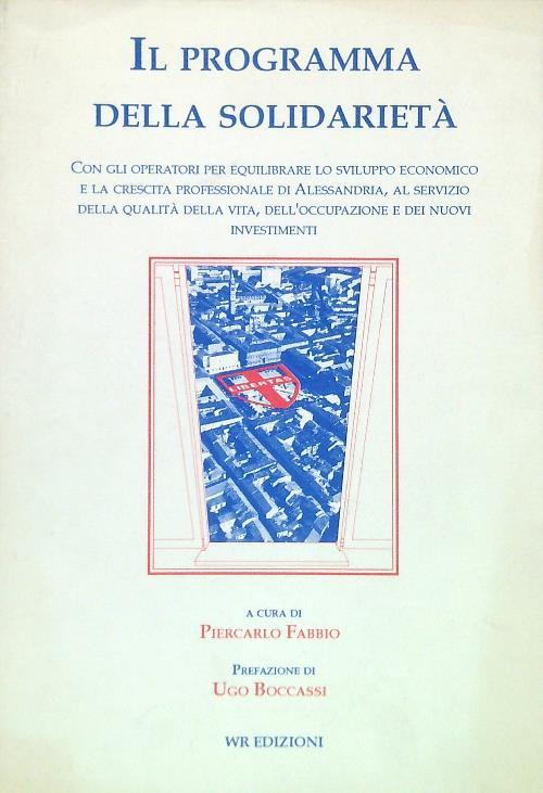 Il programma della solidarietà - copertina