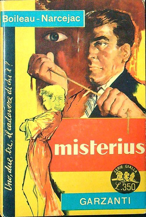Misterius - Nicolas Boileau - copertina