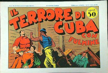 Il terrore a Cuba con Fulmine - copertina
