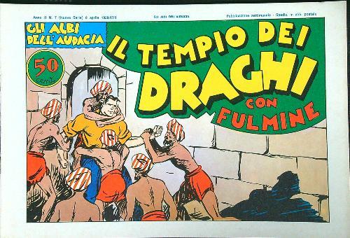 Il tempio dei draghi con Fulmine - copertina