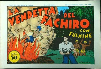 La vendetta del fachiro - copertina