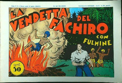 La vendetta del fachiro - copertina