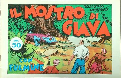 Il mostro di Giava con Fulmine - copertina