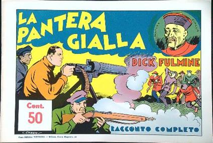 Dick Fulmine La pantera gialla - copertina