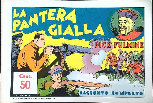Dick Fulmine La pantera gialla - copertina