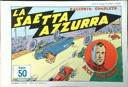Dick Fulmine La saetta azzurra - copertina