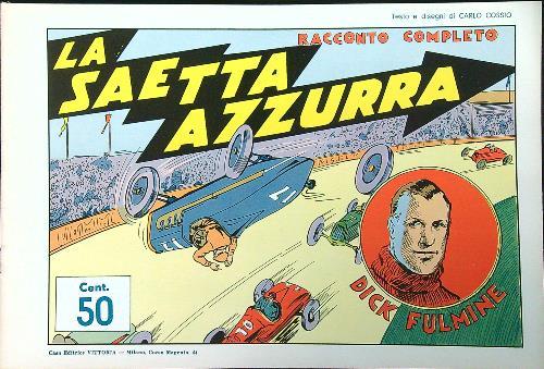 Dick Fulmine La saetta azzurra - copertina