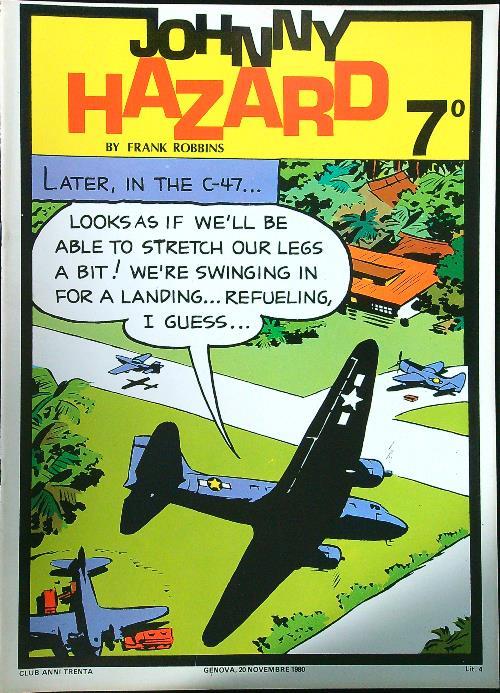 Johnny Hazard 7° - copertina