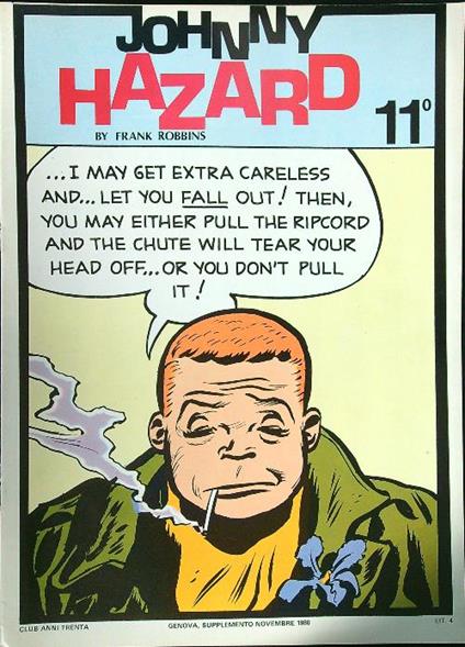Johnny Hazard 11° - copertina