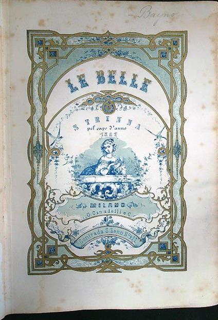 Le Belle strenna pel capo d'anno 1861 - copertina