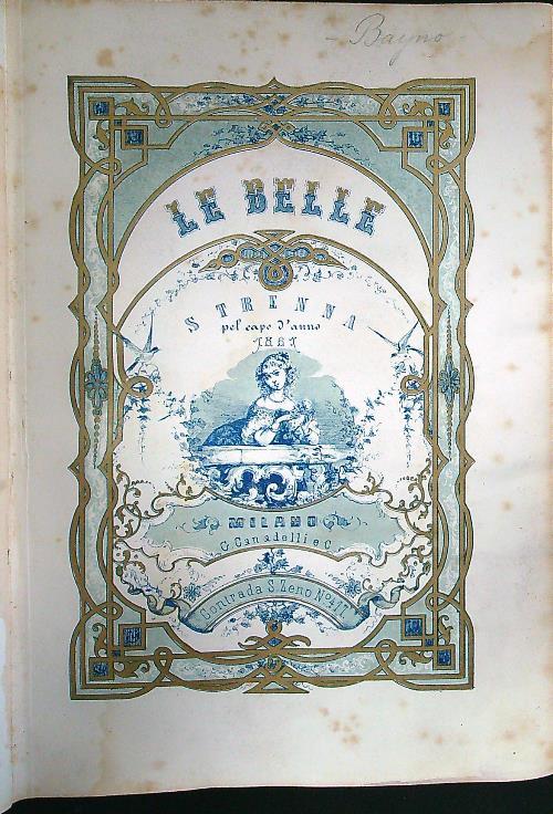 Le Belle strenna pel capo d'anno 1861 - copertina