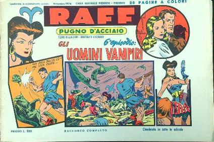 Raff: Gli uomini vampiri - copertina