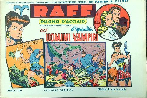 Raff: Gli uomini vampiri - copertina