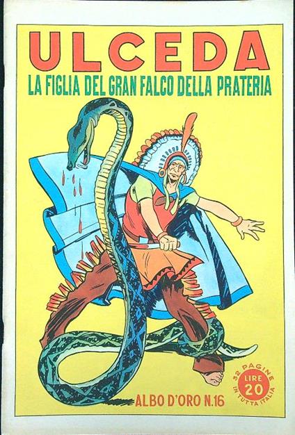Ulceda la figlia del gran falco della prateria - copertina
