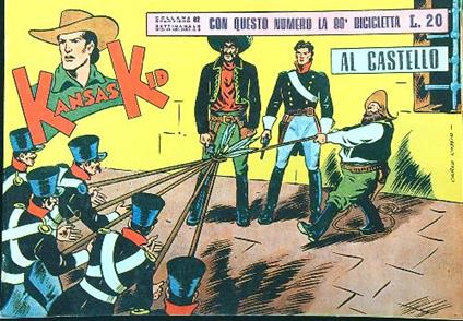Kansas Kid al castello - copertina