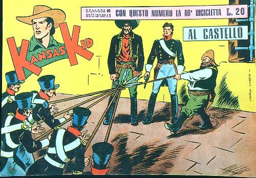 Kansas Kid al castello - copertina