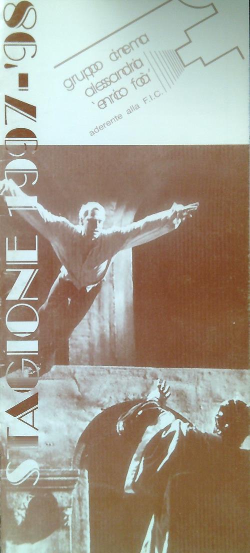 Gruppo Cinema Alessandria Enrico Foa. Stagione 1997-98 - copertina