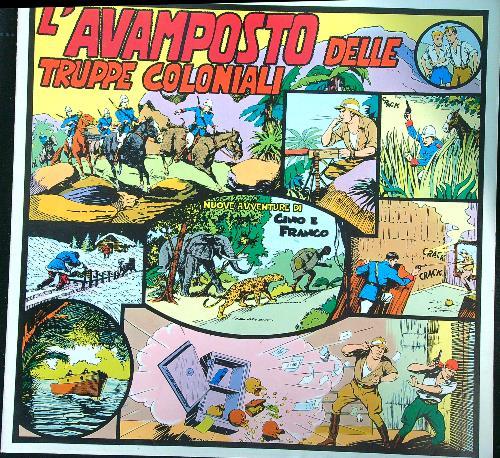 L' avamposto delle truppe coloniali - copertina