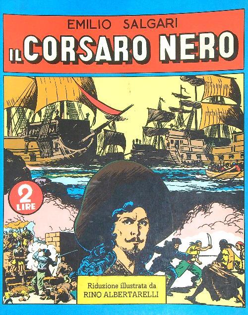 Il corsaro nero. 2vv - Emilio Salgari - copertina