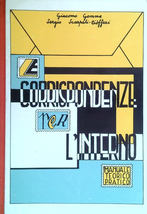 Le corrispondenze per l'interno - Volume I - copertina