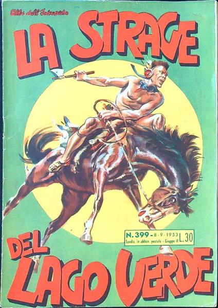 La strage del Lago Verde - copertina