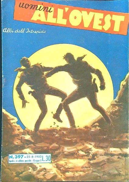 Uomini all'Ovest - copertina