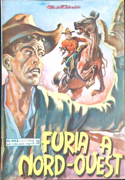 Furia a nord-ovest - copertina