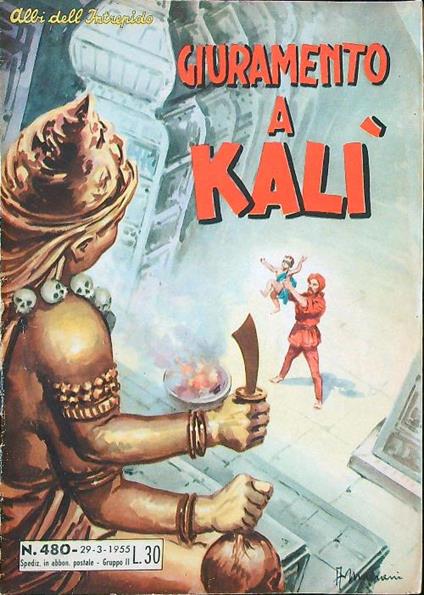 Giuramento a Kalì - copertina