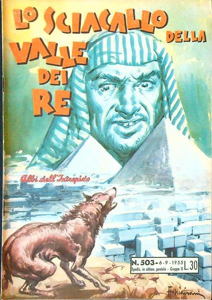 Lo sciacallo della valle dei Re - copertina