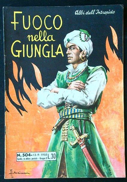 Fuoco nella giungla - copertina