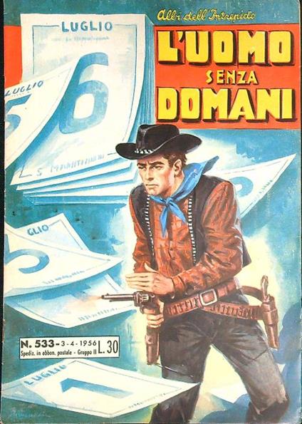 L' uomo senza domani - copertina