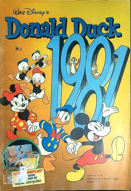 Donald Duck nr. 1/1981 - copertina