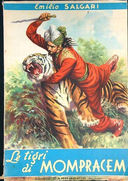 Le tigri di Mompracem - Emilio Salgari - copertina
