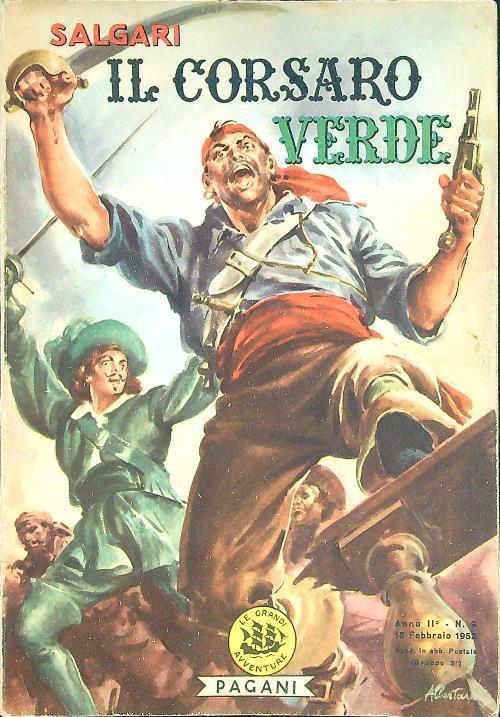 Il Corsaro Verde - Emilio Salgari - copertina