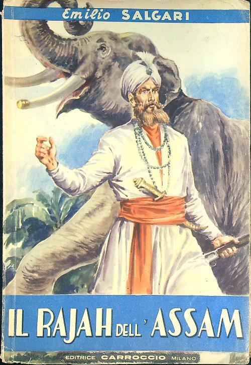 Il Rajah dell'Assam - Emilio Salgari - copertina
