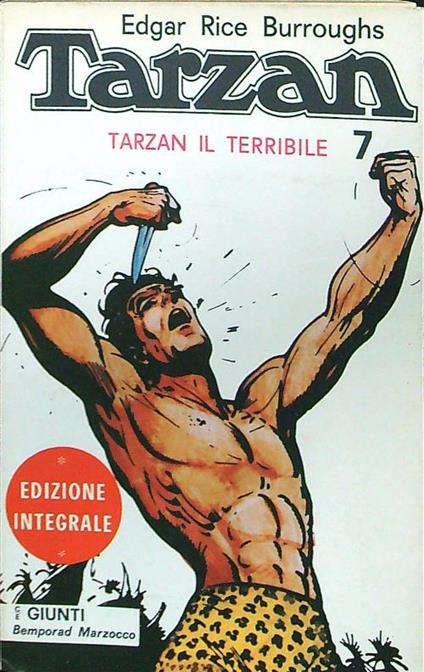 Tarzan il terribile - Edgar Rice Burroughs - copertina