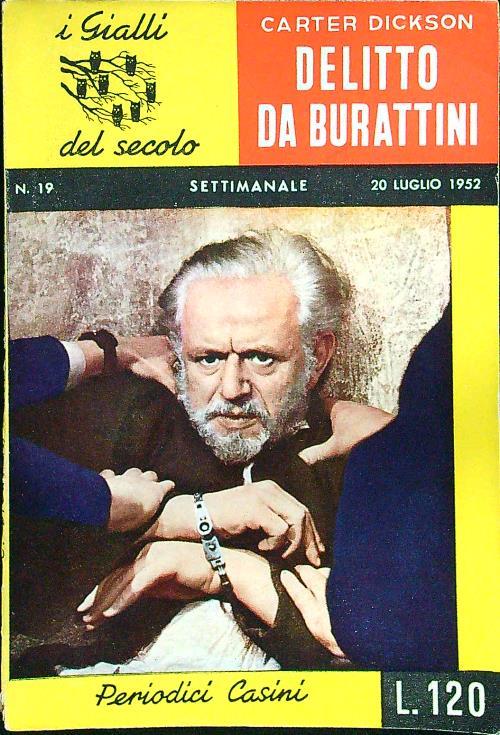 Delitto da burattini - Carter Dickson - copertina