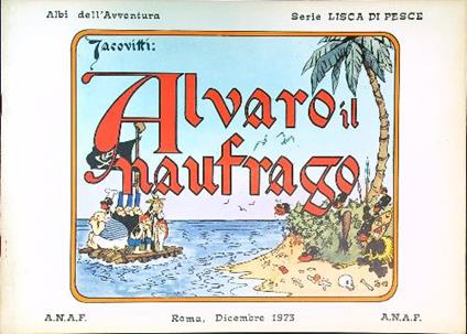 Alvaro il naufrago - Jacovitti - copertina