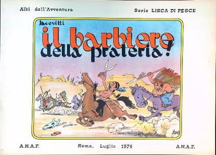 Il barbiere della prateria - Jacovitti - copertina