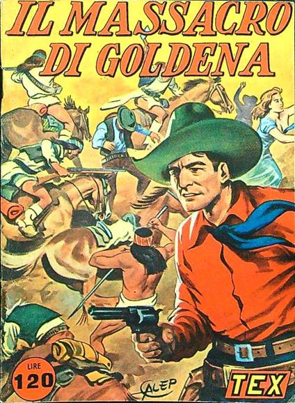 Il massacro di Goldena - Tex - copertina