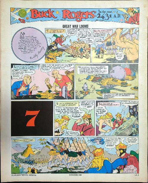 Buck Rogers n. 7/giugno 1981 - copertina