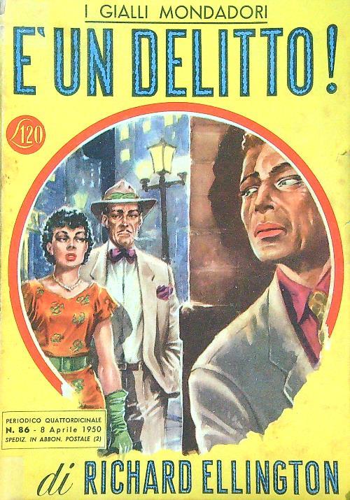 è un delitto! - Richard Ellington - copertina