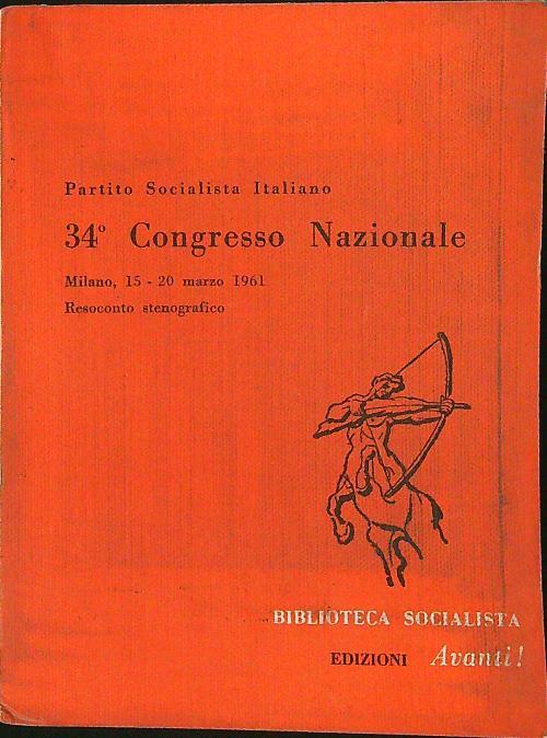 34 congresso nazionale - copertina
