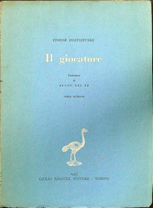 Il giocatore - copertina