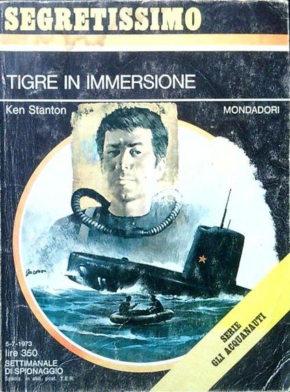 Tigre in immersione - copertina