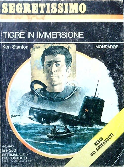Tigre in immersione - copertina